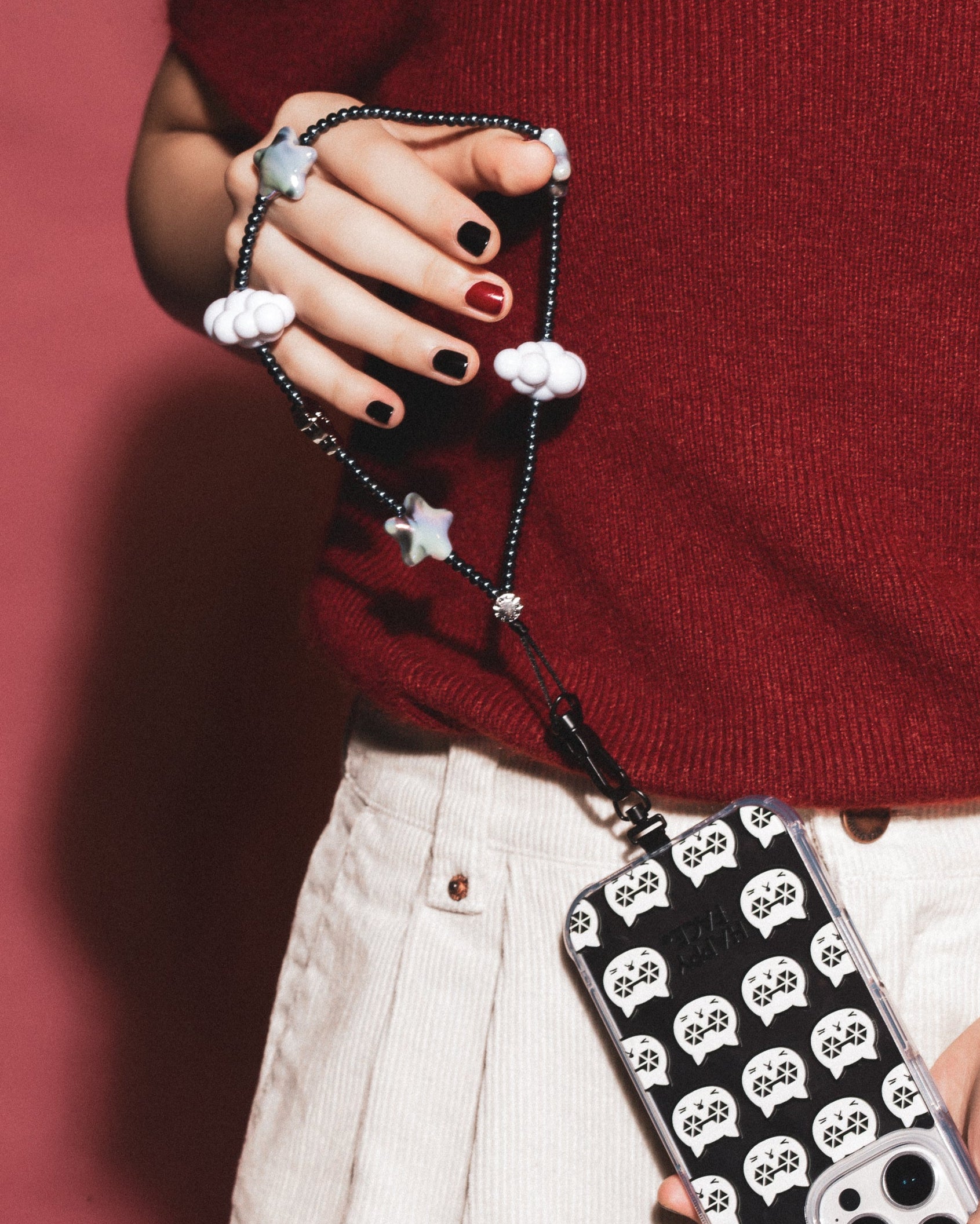 雲朵棉花糖手機掛繩 (HC0016)