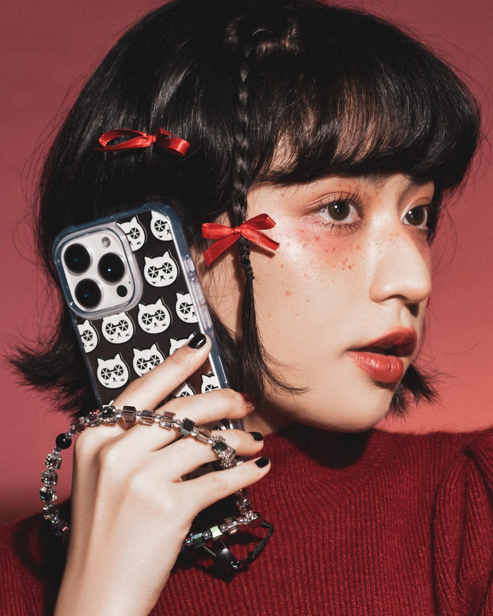 摩登女孩寶石遊樂園手機掛繩-璀璨方糖(HC0019)