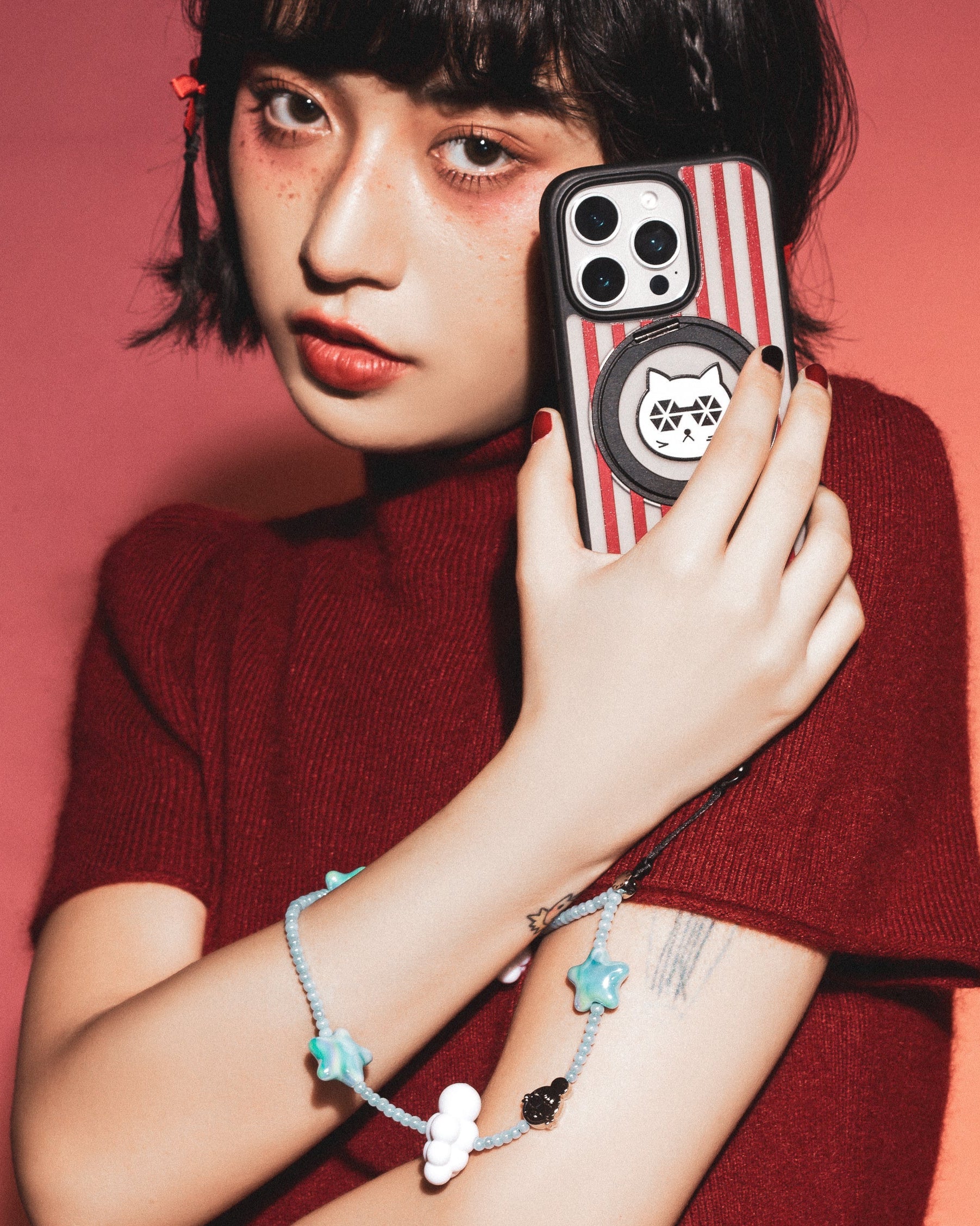 雲朵棉花糖手機掛繩 (HC0016)