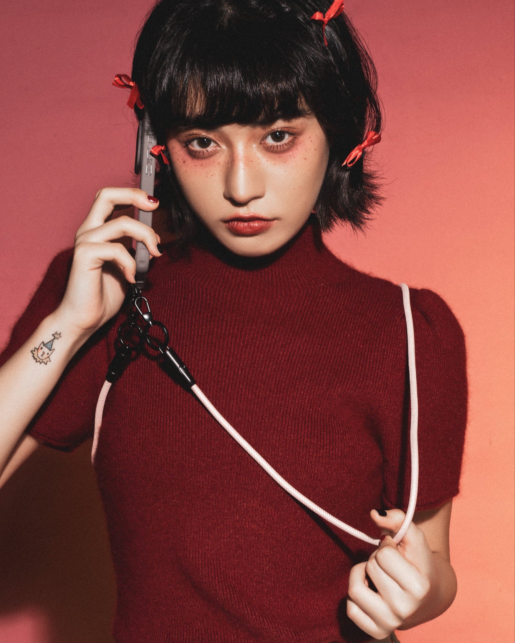 酷女孩2WAYS愛充電手機掛繩(HC0022.23.25.26)