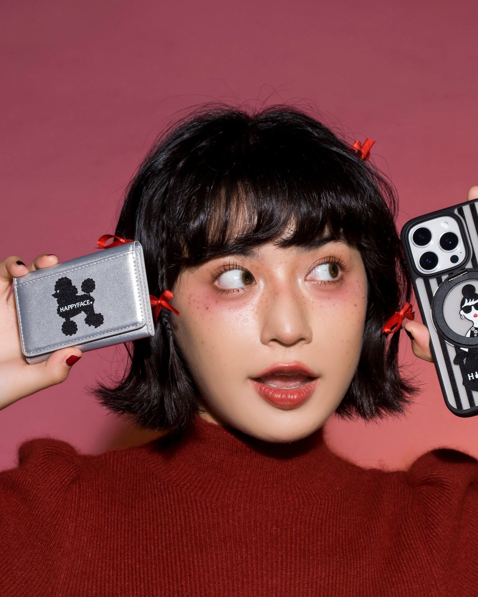 摩登女孩3WAYS卡片皮夾-三折(HB0003)