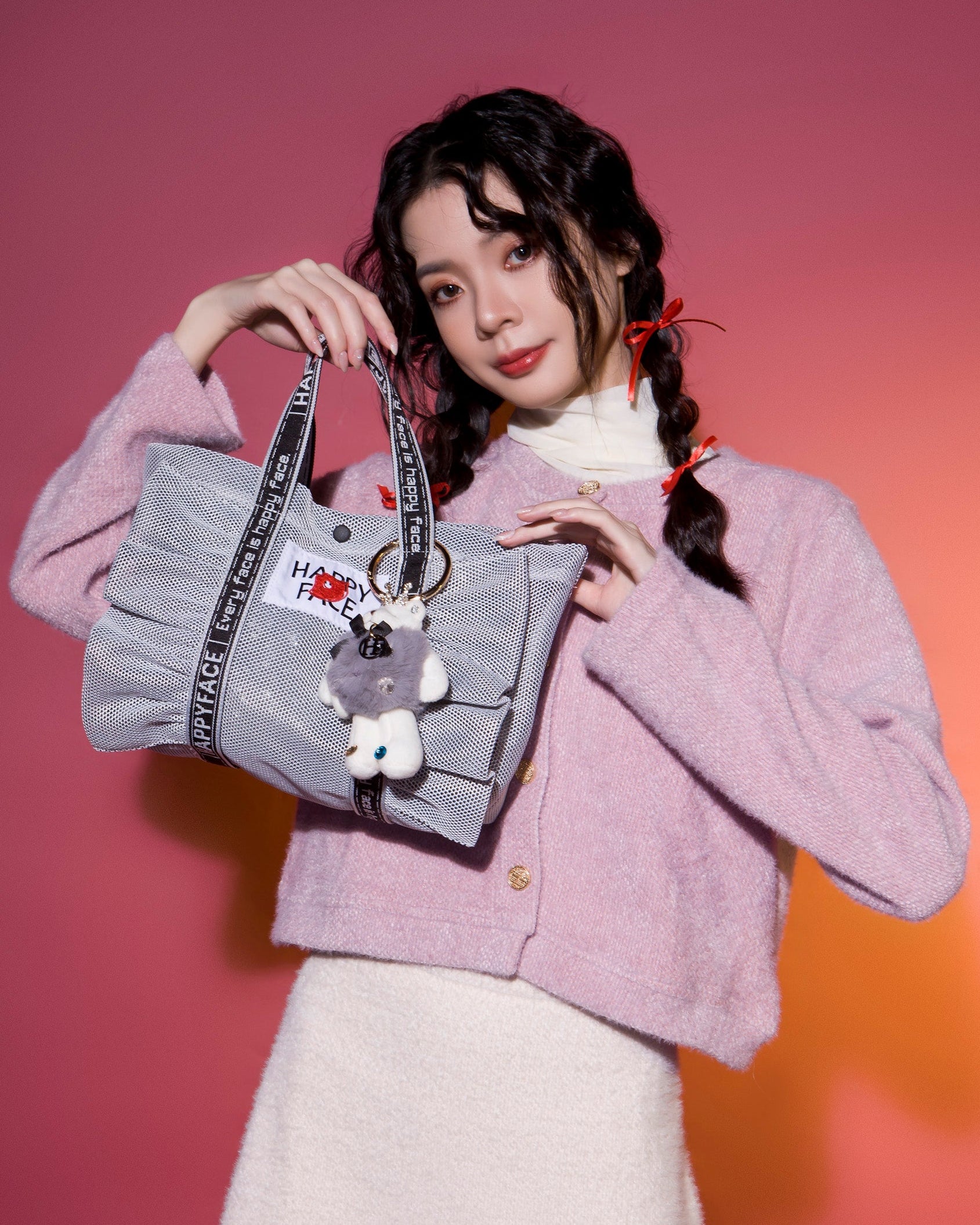 莉莎網格小托特袋(HA0022)