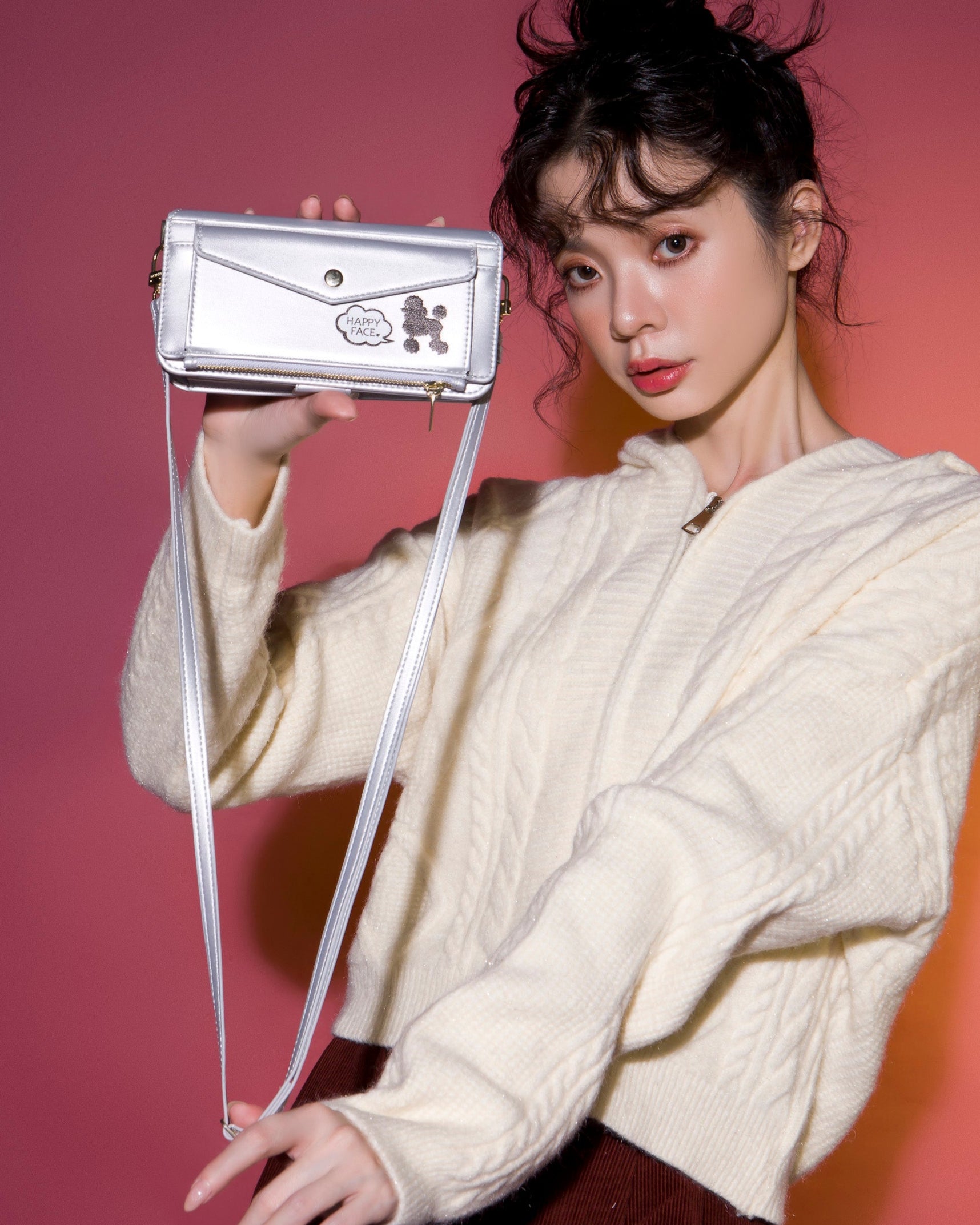 摩登女孩2WAYS手機皮夾包(HB0002)