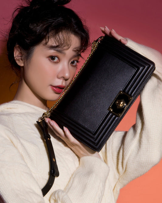 繆斯之吻肩背口蓋包(HA0014)