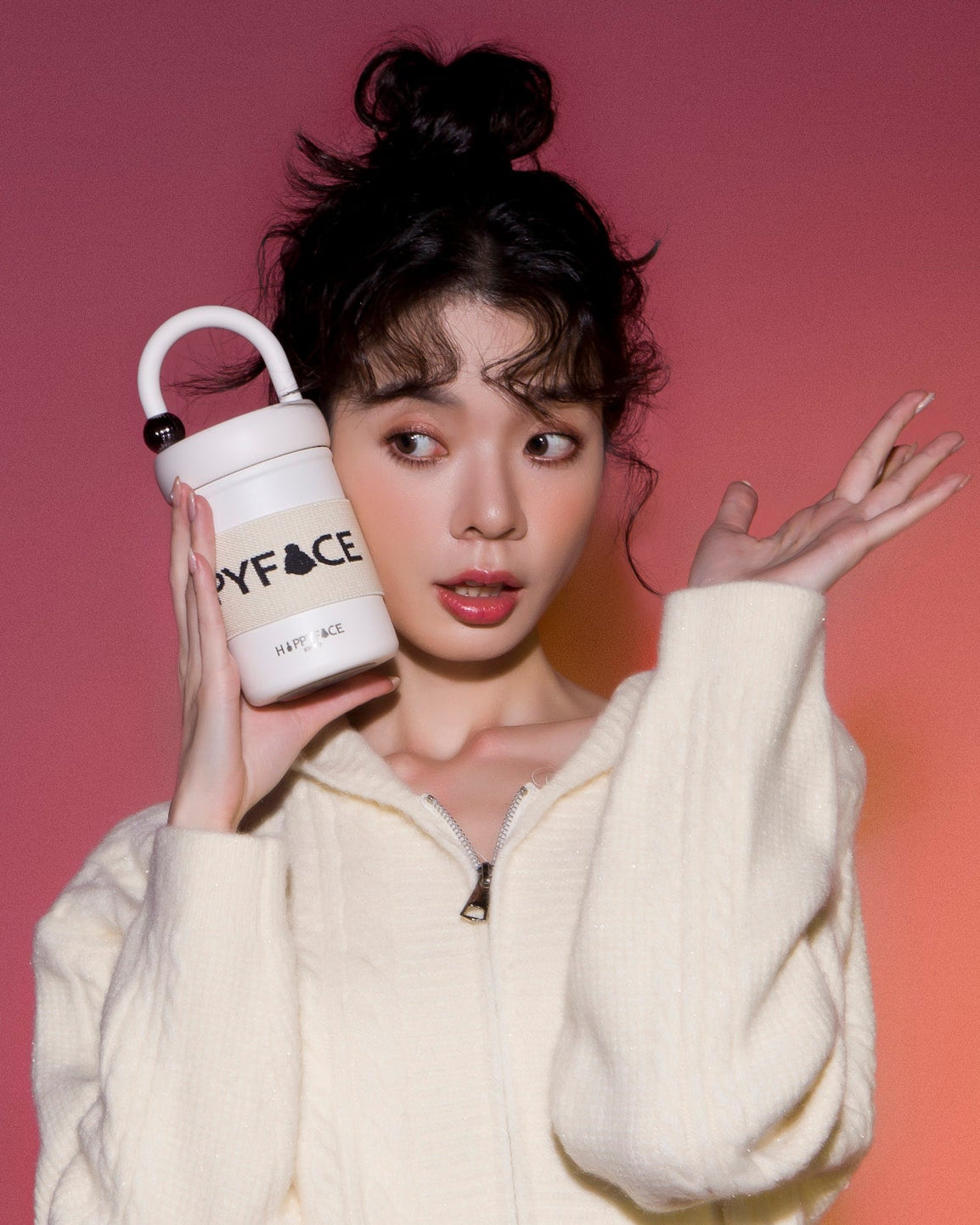 甜酷質感保溫杯-400ML(HF0001)