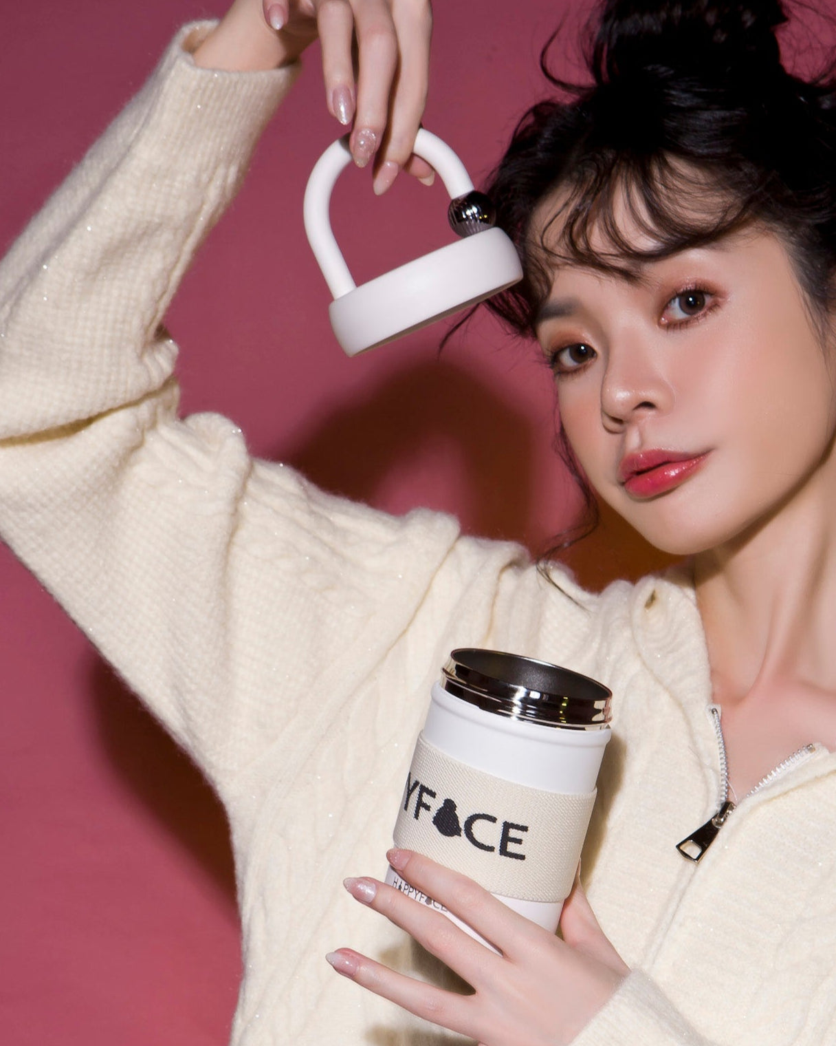 甜酷質感保溫杯-400ML(HF0001)