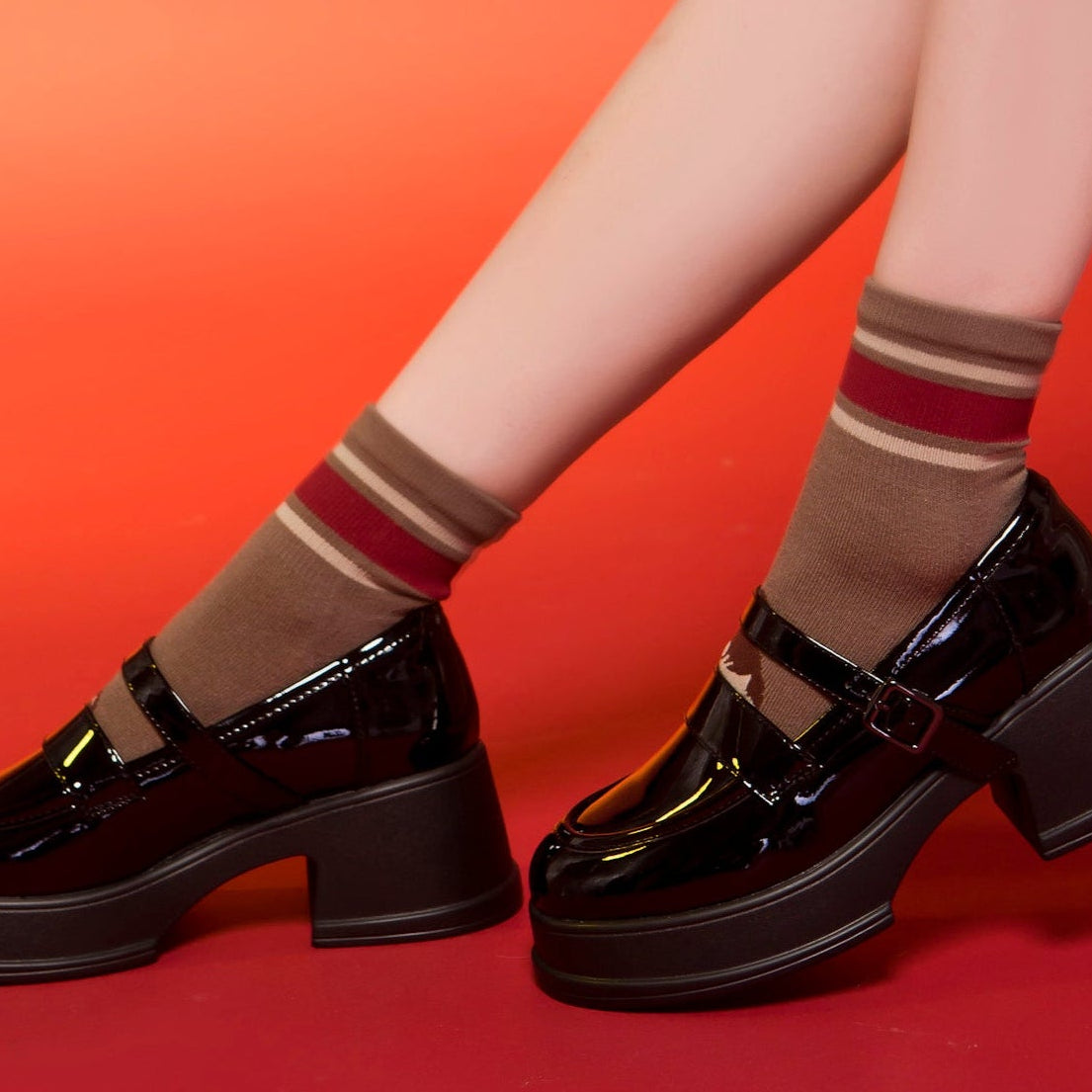 俏皮學院低筒襪 (HE0003)