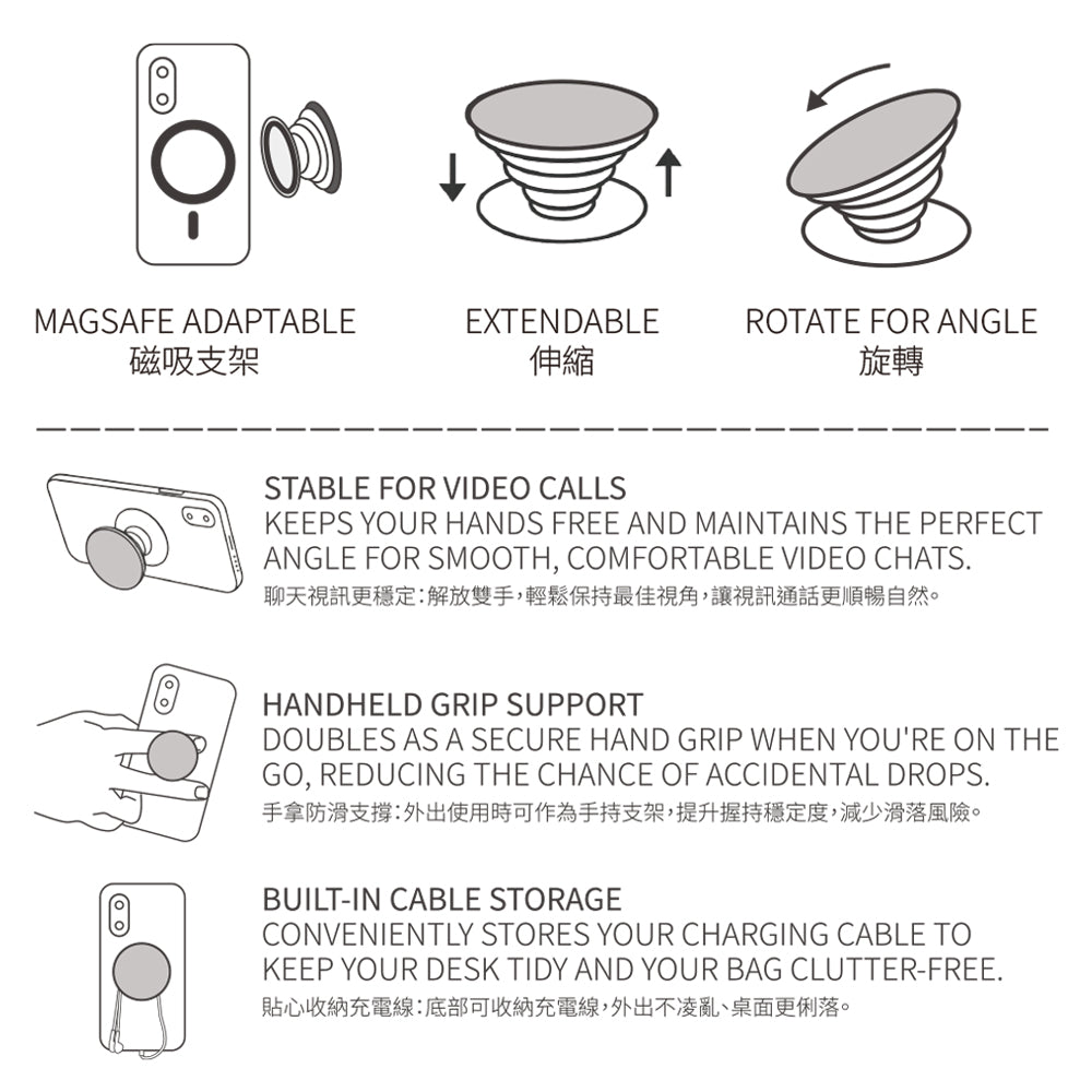 摩登童趣貴賓手機支架  (HC0111)