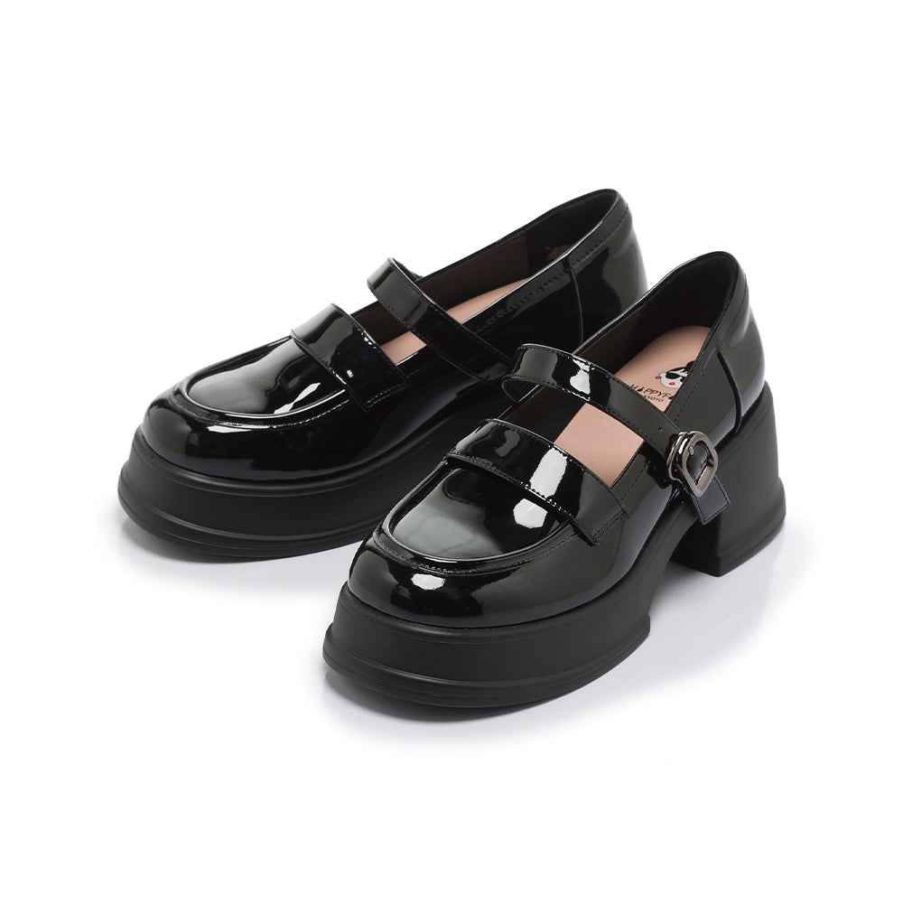 【FAIR LADY聯名】復古漆皮厚底瑪莉珍鞋 (5A2978)