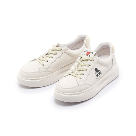 【FAIR LADY聯名】獨特EMMA印刷輕量厚底休閒鞋 (5A3028)