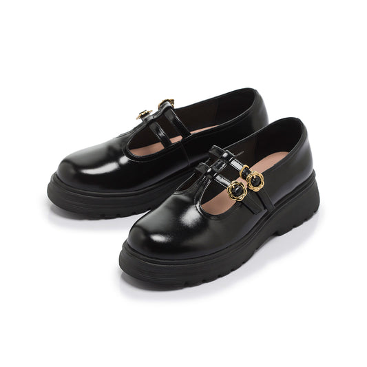 【FAIR LADY聯名】復古雙帶厚底瑪莉珍鞋 (5B2958)