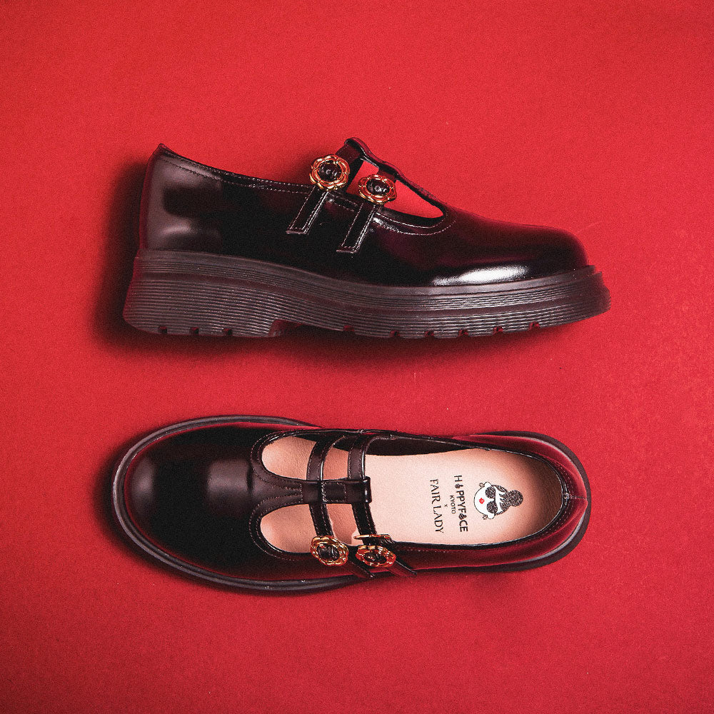 【FAIR LADY聯名】復古雙帶厚底瑪莉珍鞋 (5B2958)