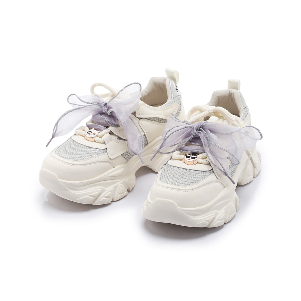 【FAIR LADY聯名】甜酷雙綁飾釦厚底休閒鞋  (5B3071)