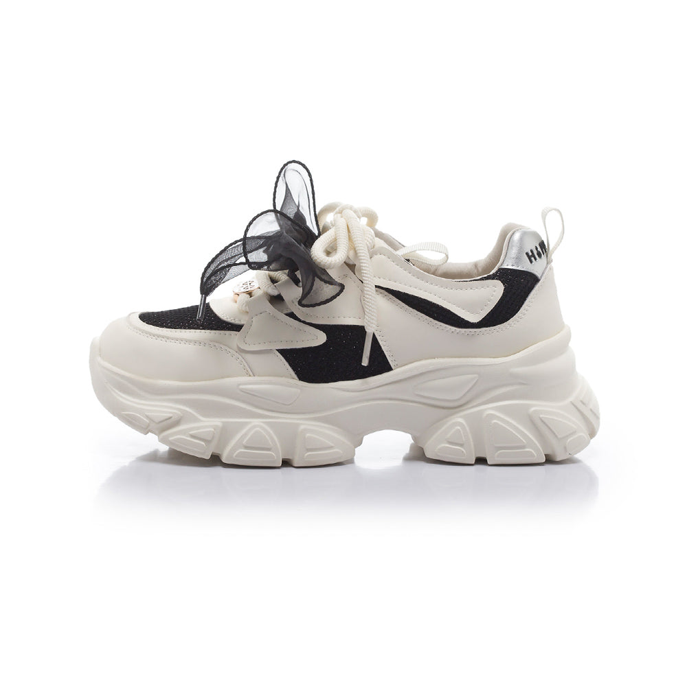 【FAIR LADY聯名】雙綁飾釦厚底休閒鞋(5B3071)