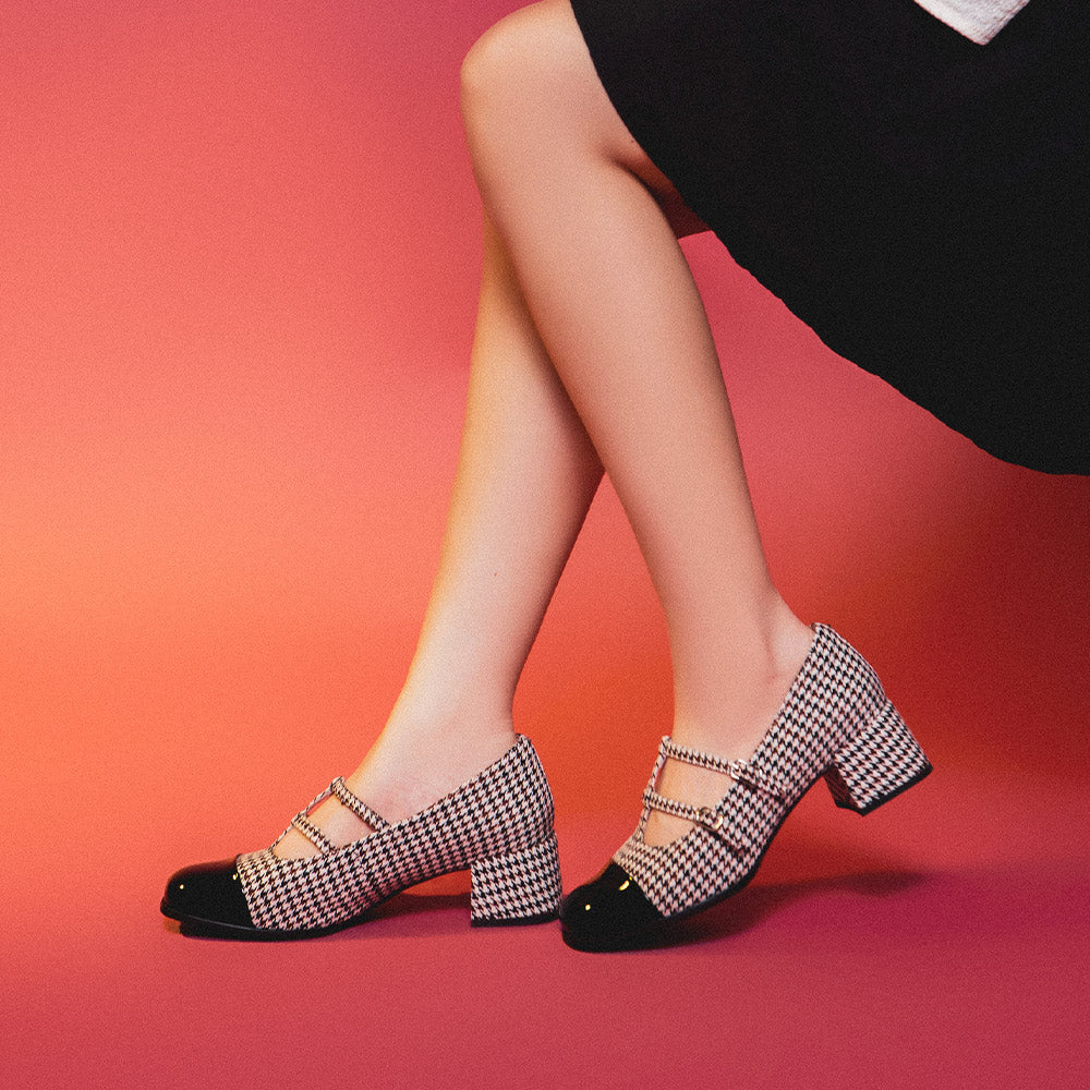 【FAIR LADY聯名】時尚漆皮方頭雙帶瑪莉珍鞋 (6G2962)