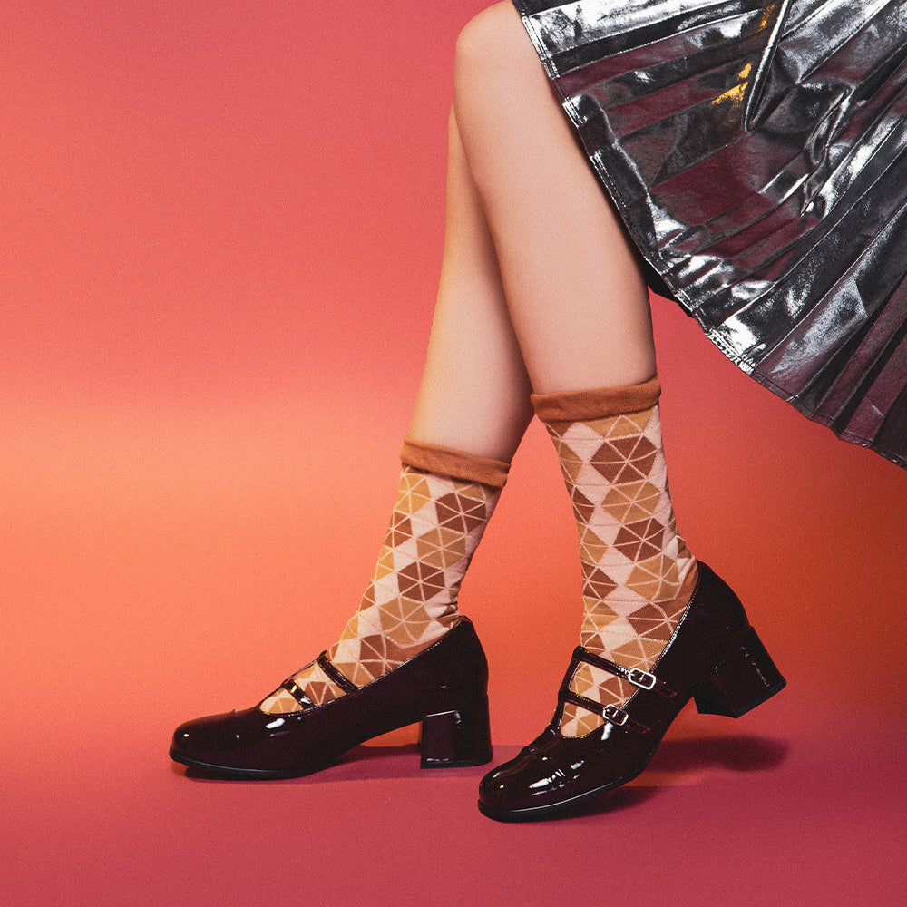 【FAIR LADY聯名】時尚漆皮方頭雙帶瑪莉珍鞋 (6G2962)