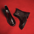 將圖片載入圖庫檢視器,【FAIR LADY聯名】時髦拼接鋸齒厚底切爾西靴 (7B2946)
