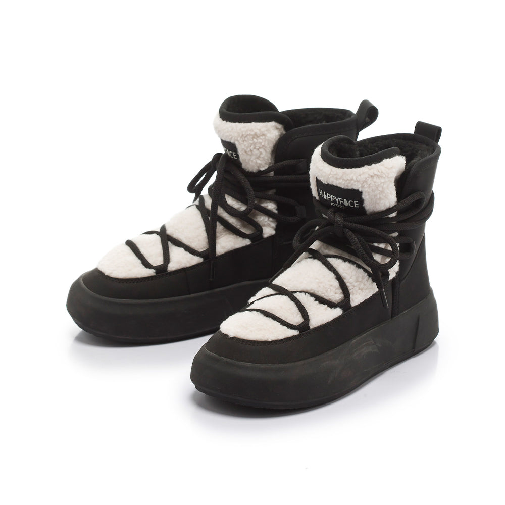 【FAIR LADY聯名】甜酷感繫帶保暖雪靴 (7E2952)