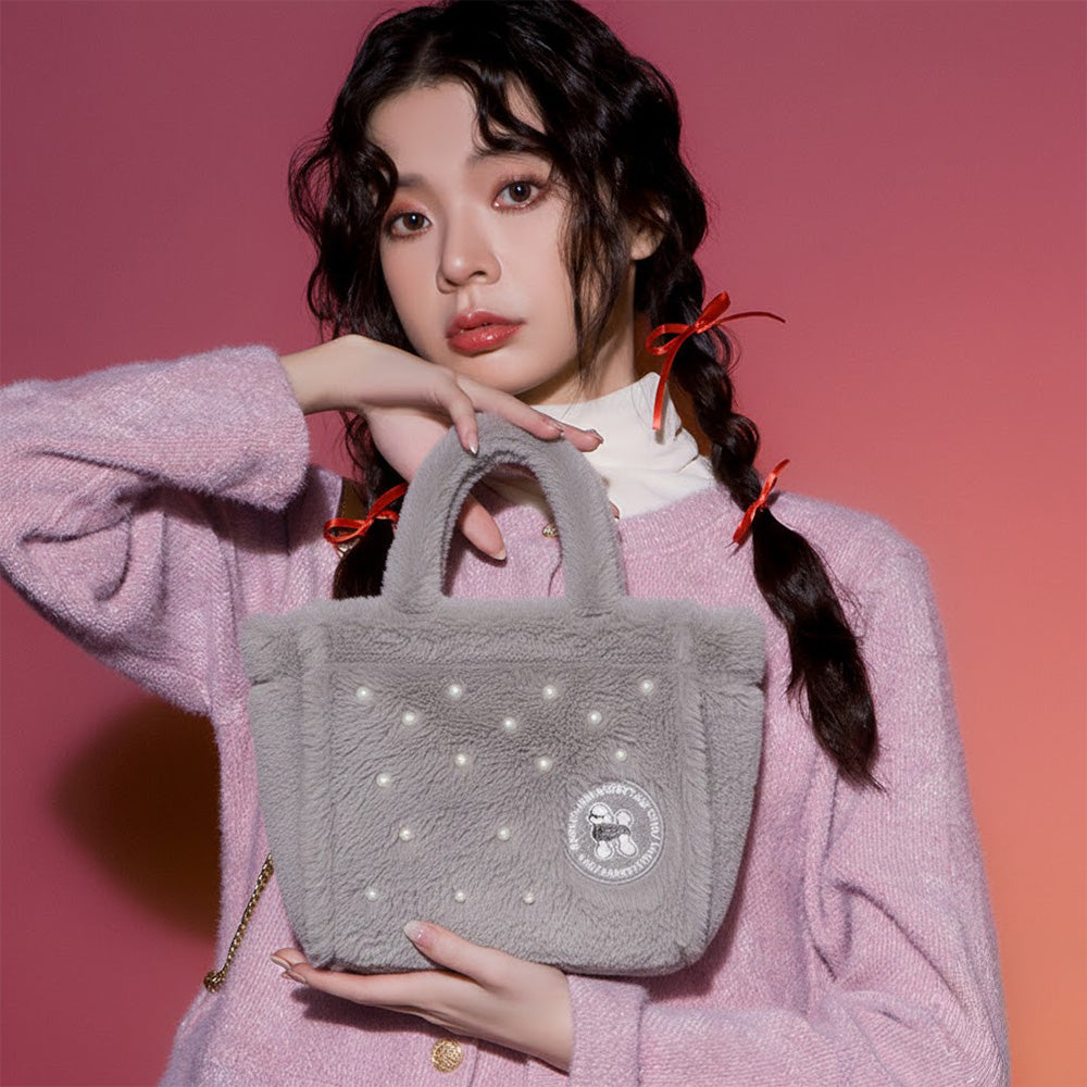 都會時尚毛絨手提包 (HA0212)