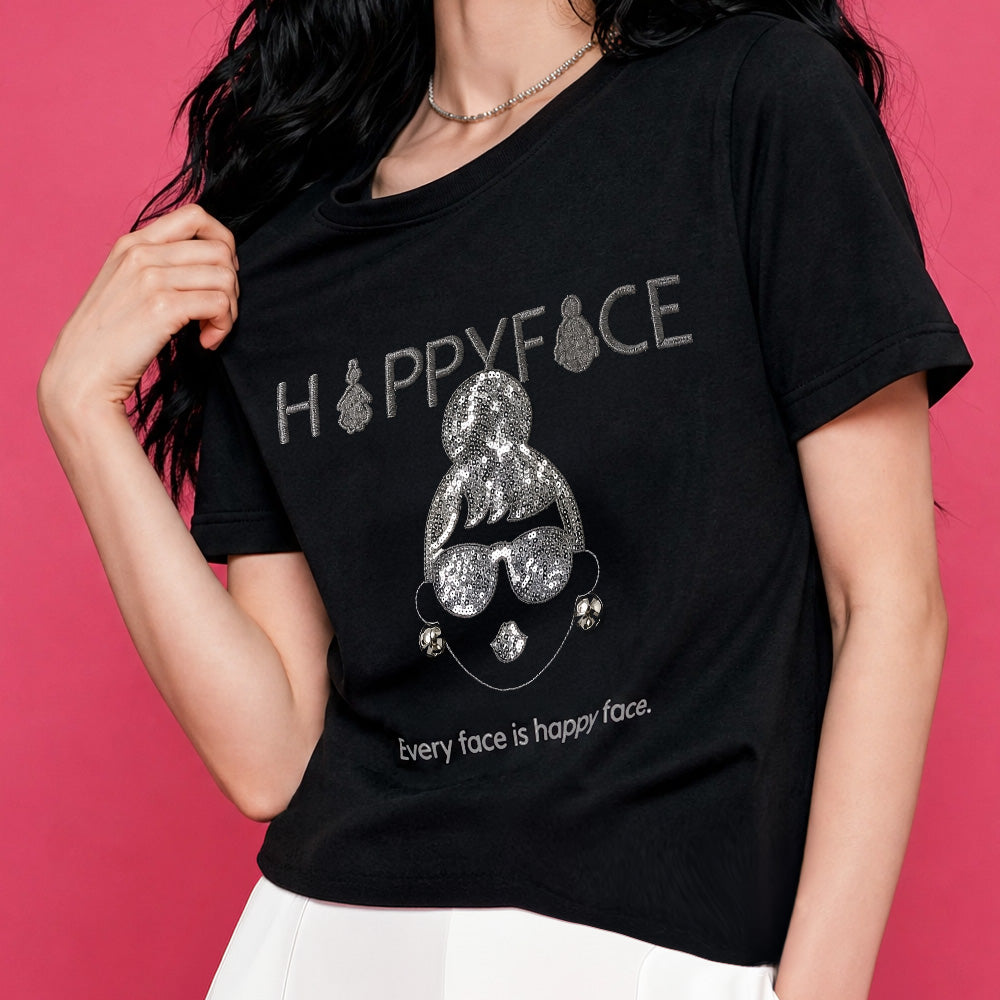 怪甜心EMMA T-SHIRT 黑 (F29283)