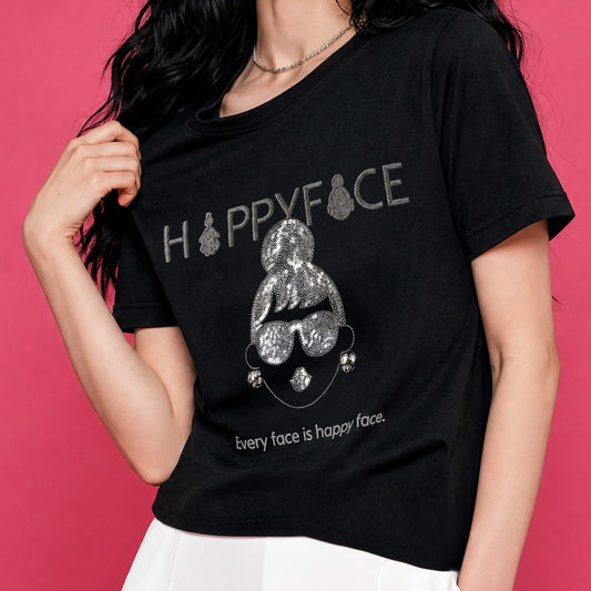 怪甜心EMMA T-SHIRT 黑 (F29283)