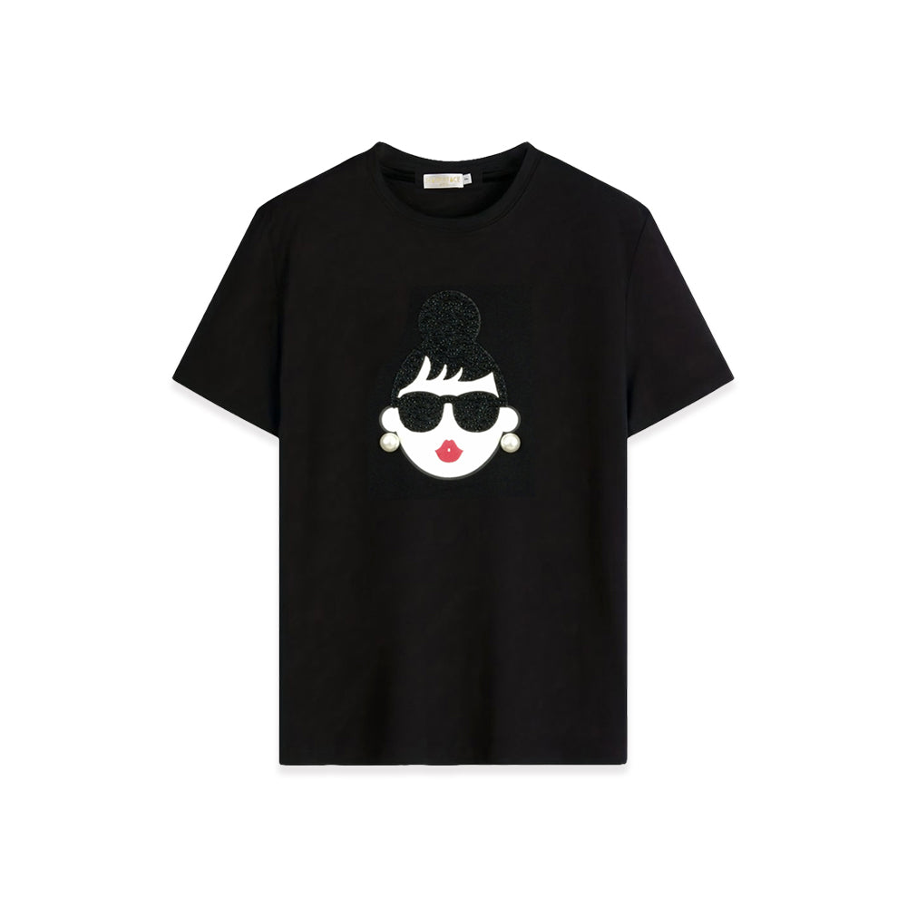 怪玩趣EMMA T-SHIRT 黑 (F29282)