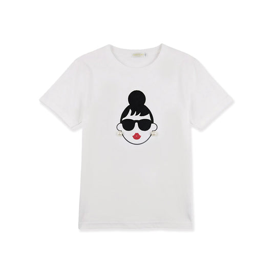 怪玩趣EMMA T-SHIRT 白 (F29282)