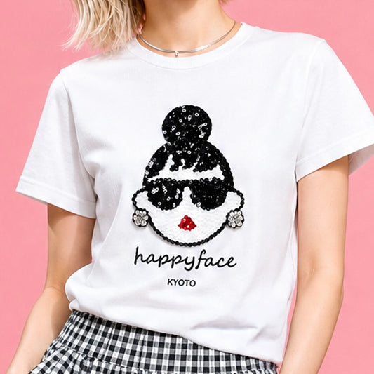 怪愛現EMMA 短袖上衣T-SHIRT 白 (F29284)