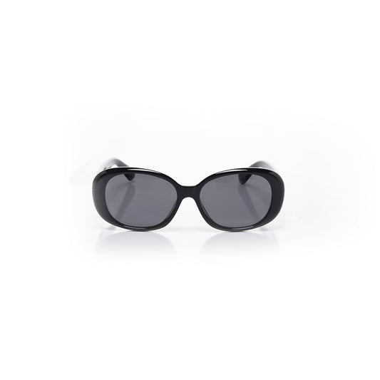 復刻名媛寬框墨鏡 經典黑 (G34223)