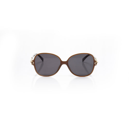 怪經典圓框墨鏡  復古棕 (G34227)