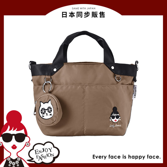 甜酷貓貓小型手提包 栗棕 (HA0028B)