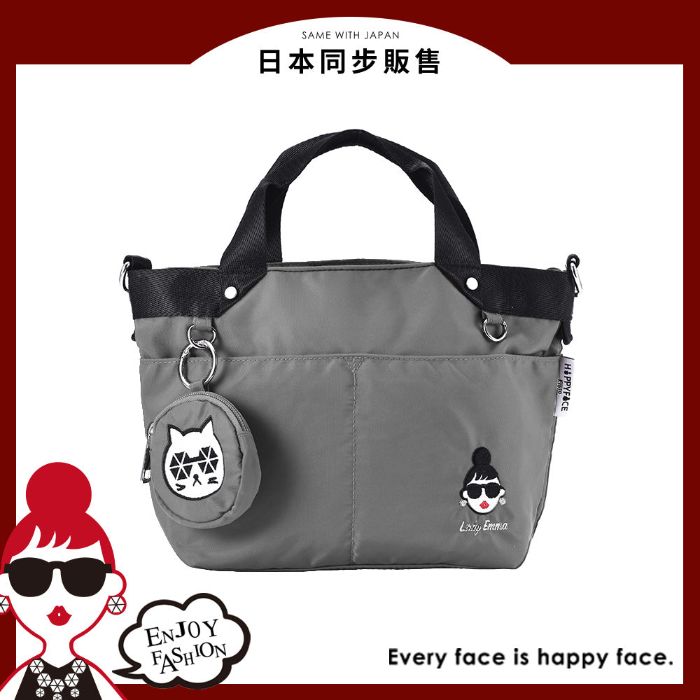 甜酷貓貓小型手提包 霧灰 (HA0028B)