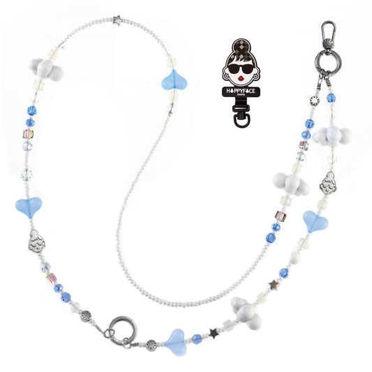 雲朵棉花糖手機掛繩  (HC0036)