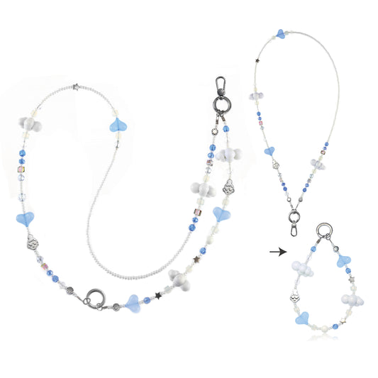 雲朵棉花糖手機掛繩  (HC0036)