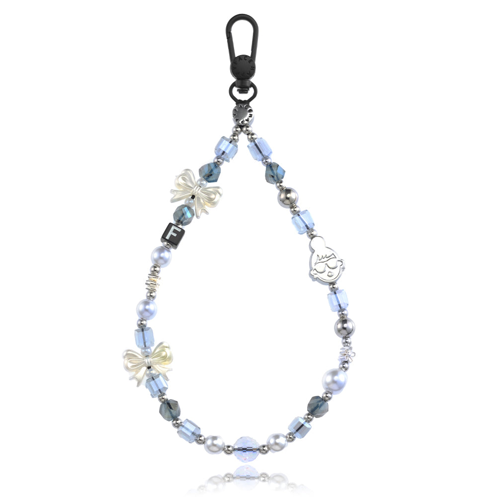 摩登女孩寶石遊樂園手機掛繩-幻蝶絲語 (HC0039)