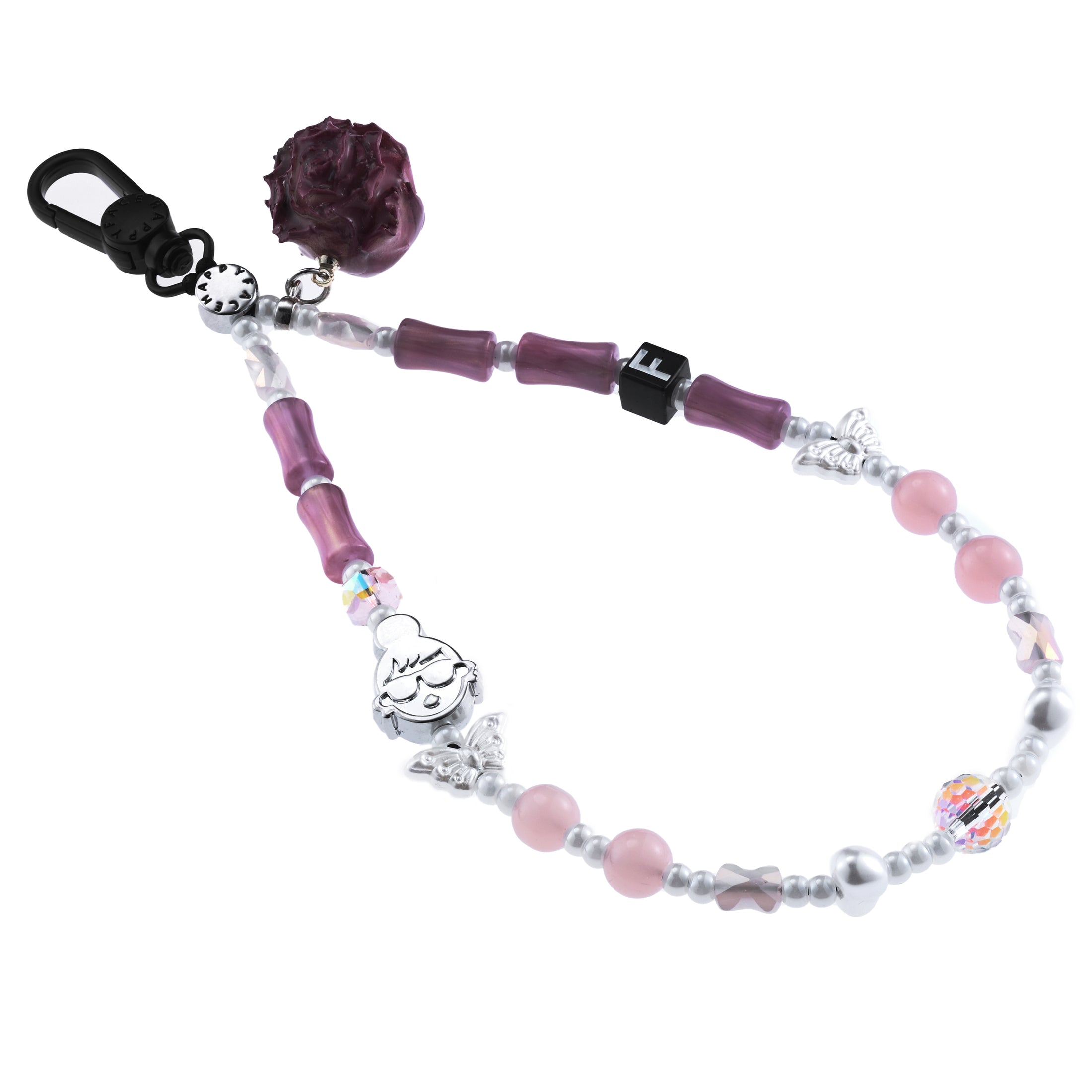 玫瑰秘境手機掛繩 (HC0041)