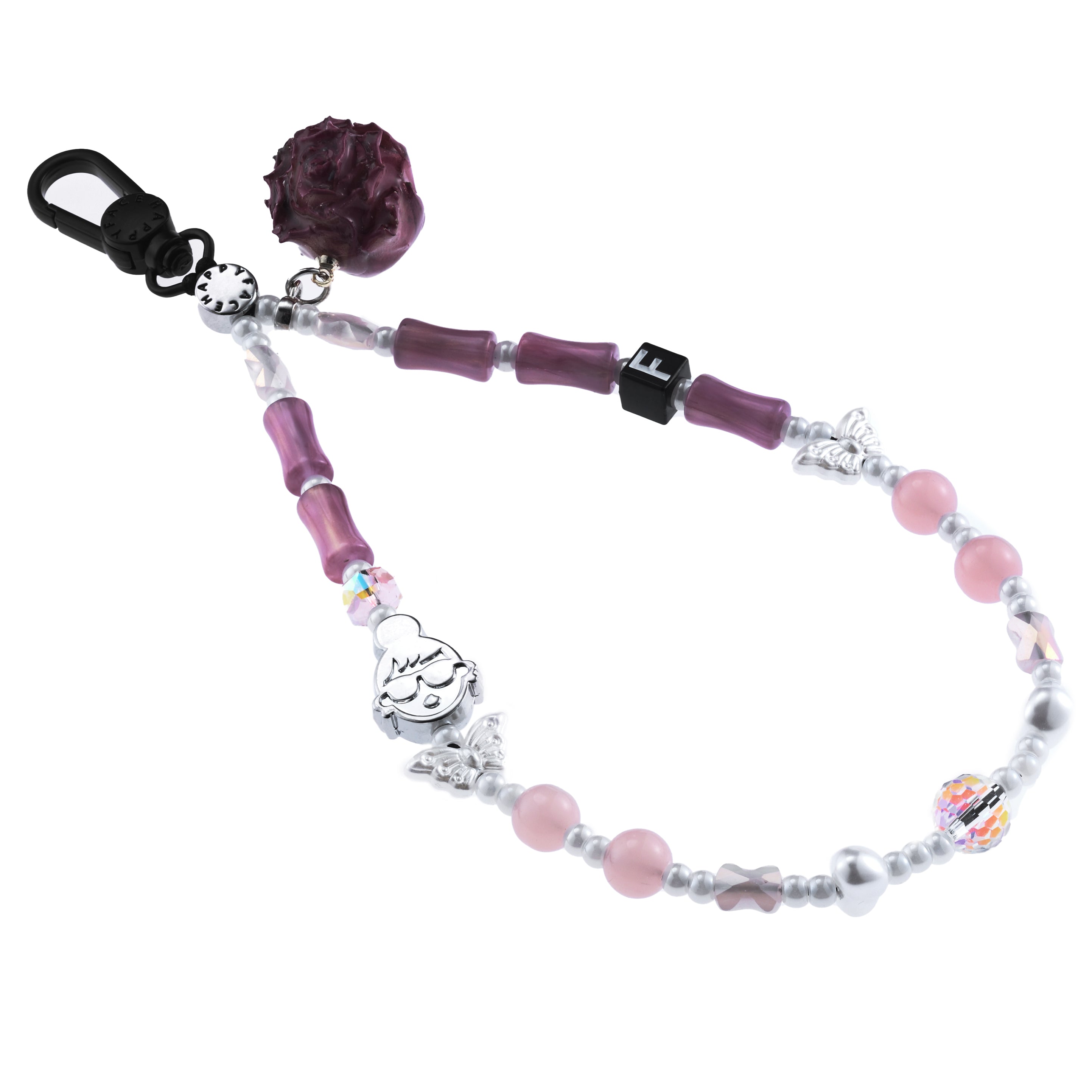 摩登女孩寶石遊樂園手機掛繩 玫瑰秘境 (HC0041)