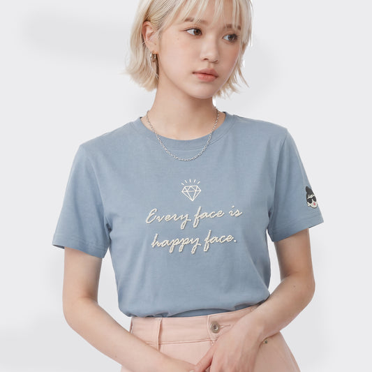 怪浪漫EMMA T-SHIRT 灰藍(HD0083)