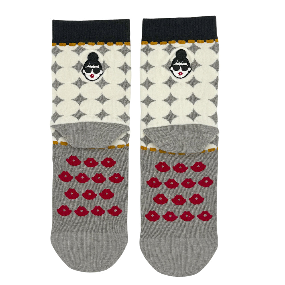 Emma Family昭和復古中筒襪 (HE0191)