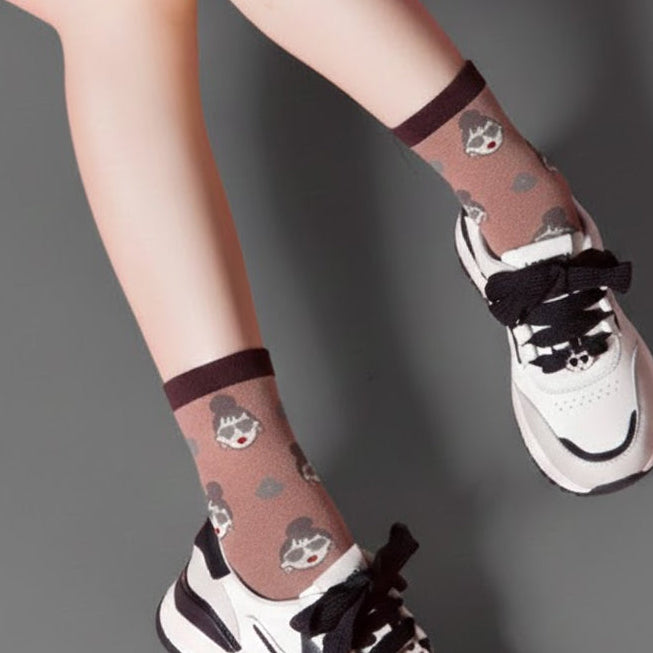 Emma Family 怪可愛中筒襪 (HE0192)