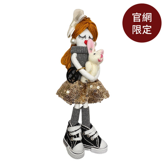 溫柔甜美EMMA DOLL 灰(HF0014)