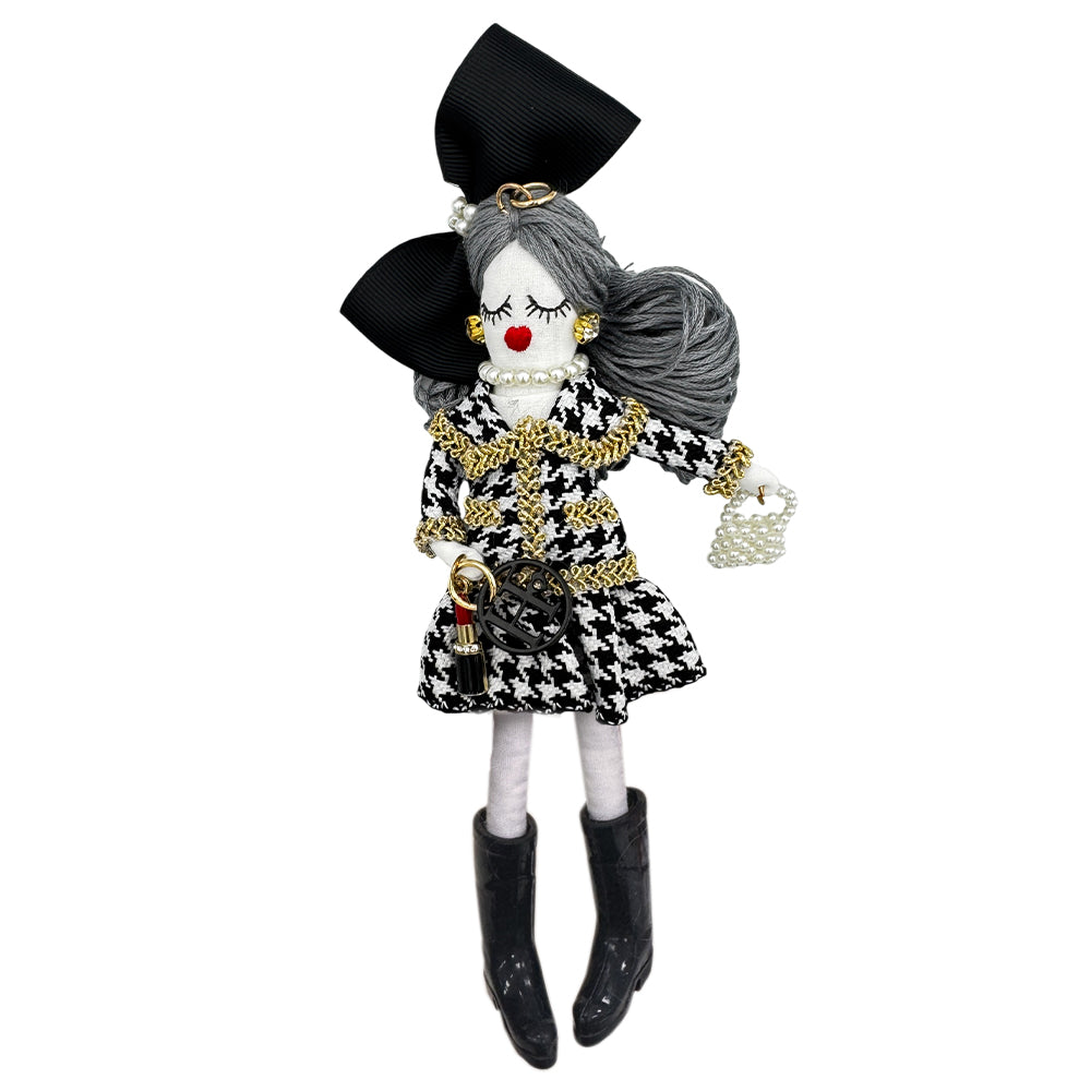 名媛風華 EMMA DOLL 千鳥黑(HF0072)