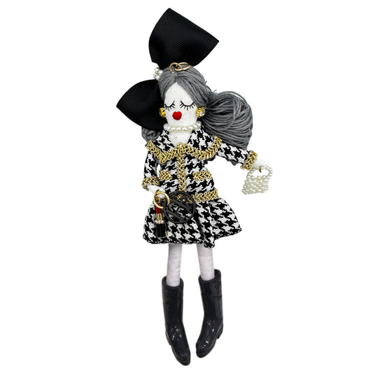 名媛風華 EMMA DOLL 千鳥黑(HF0072)