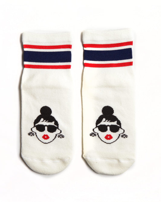 俏皮學院低筒襪 (HE0003)