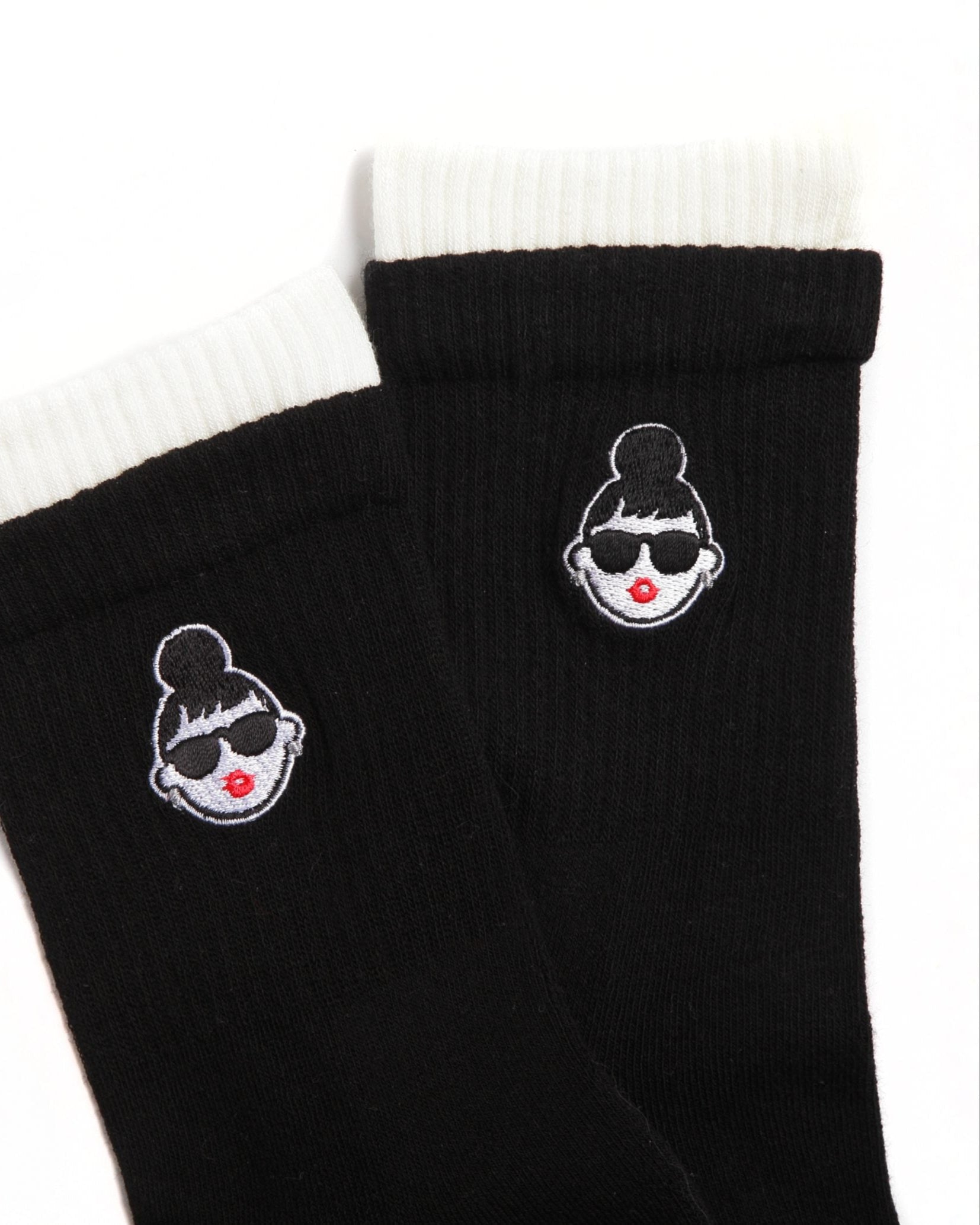 EMMA FAMILY 撞色中筒襪(HE0001)