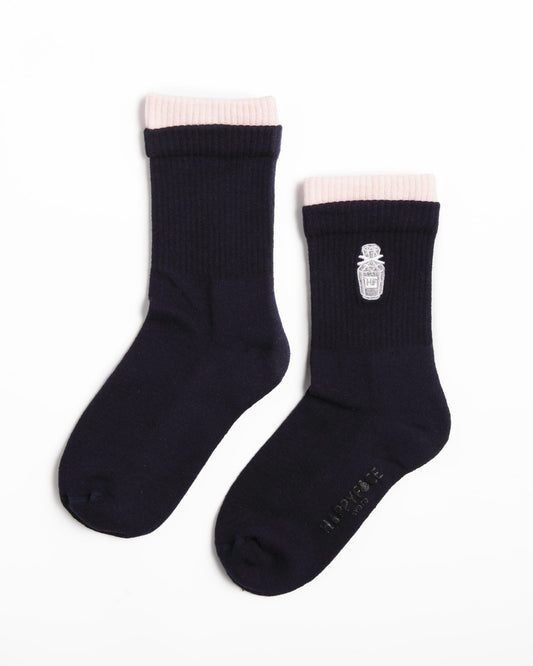 EMMA FAMILY 撞色中筒襪(HE0001)