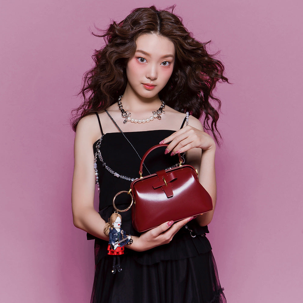 復古扣帶迷你醫生包 (HA0087)