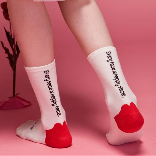 微笑之吻中高筒襪(HE0002)