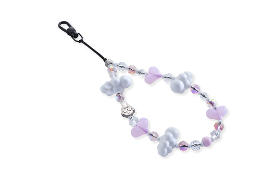 雲朵棉花糖手機掛繩 櫻花粉(HC0016)