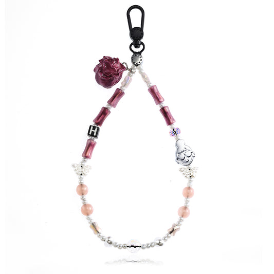 玫瑰秘境手機掛繩 (HC0041)